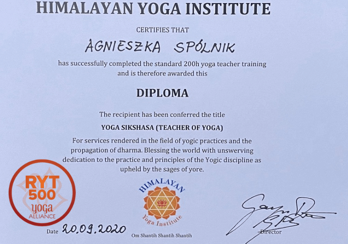 certyfikowany nauczyciel jogi wroclaw